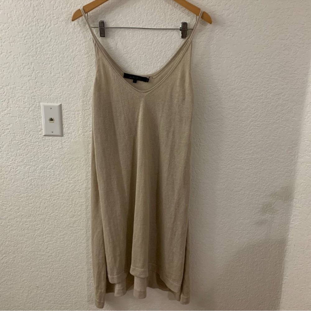 Urban Zen Knit Tank Top Slit Side Size Medium/ large